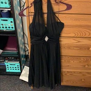 Black formal dress